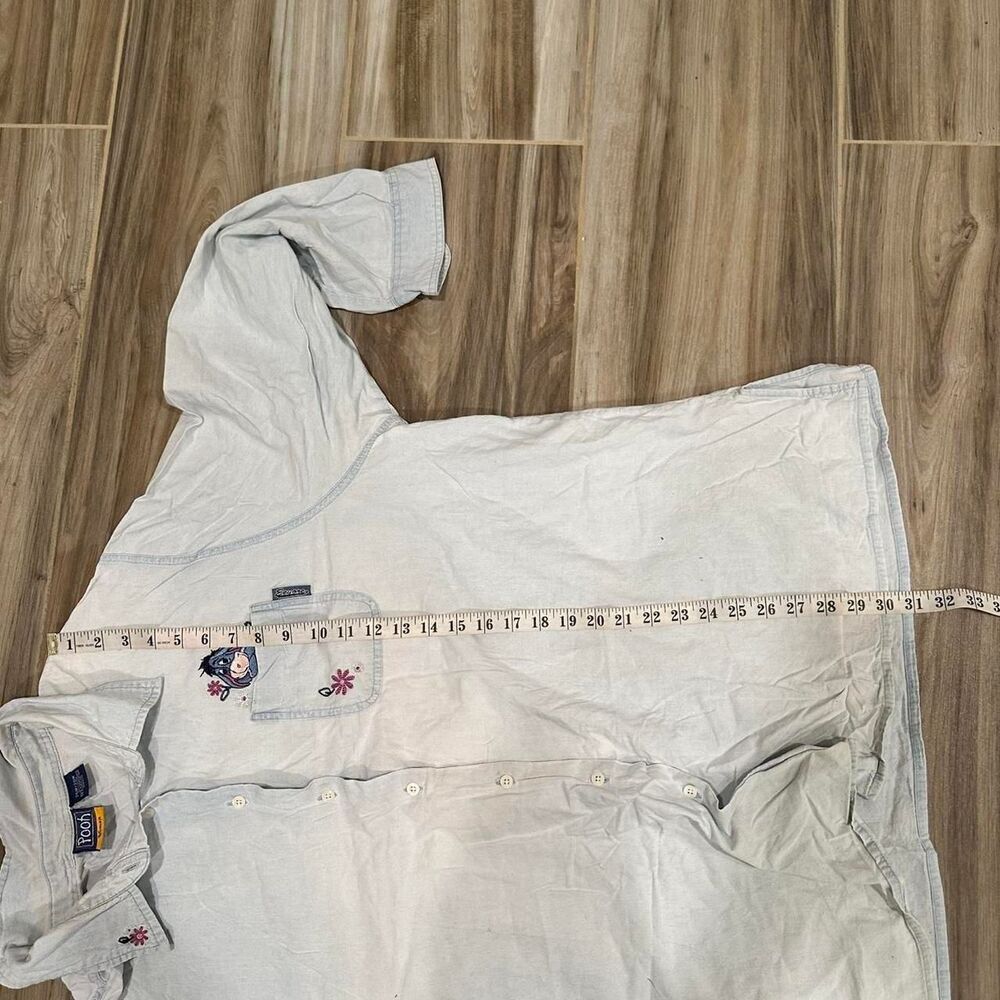 Disney Eeyore Women's White and Blue Shirt - Picture 5 of 5